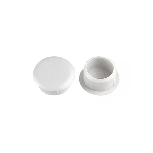 Tapa Furo Hettich Branco 10mm
