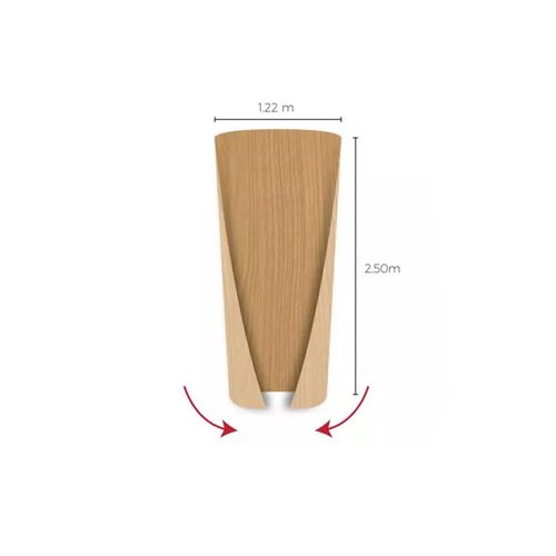 Compensado Flexível 2,50x1,60x0,003mm Coluna