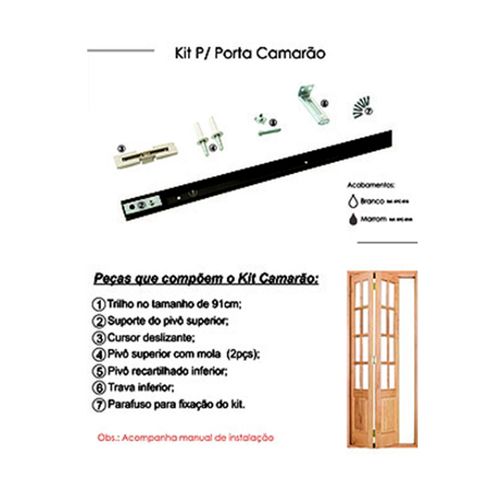 Kit Para Porta Camarão Contendo Vários Acessórios.