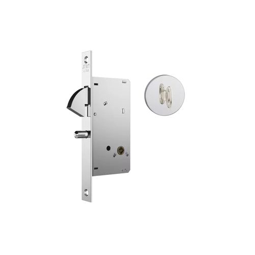 Fechadura Stam 950 Wc Cromada Roseta Redonda