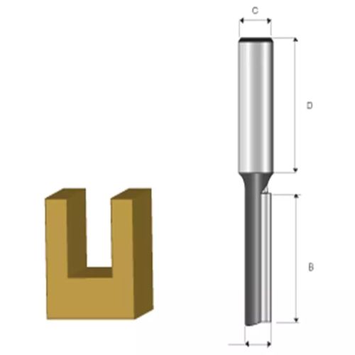 Fresa Makita Paralela 8mm D-09260