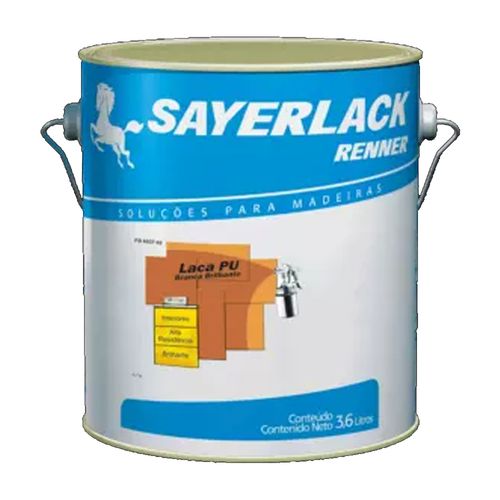 Laca Pu Sayerlack Branca Brilhante 3,6l