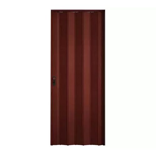 Porta Sanfonada Mogno Com Kit 70cm