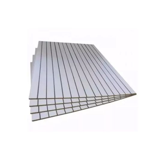 Mdf Canaletado Branco 18mm 1l 275x185 (Ranhurado)