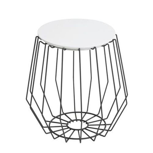 Mesa Oslo Pequena Schmitt Branca Com Tampo Branco