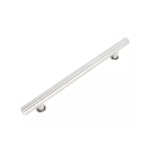 Puxador Duplo Tubular Para Porta De Madeira 30cm X 20cm X 25mm Eco Geris Inox 304 Polido