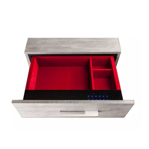 Gaveta Cofre Renna Cromada Com Corrediça Lateral Automatizada