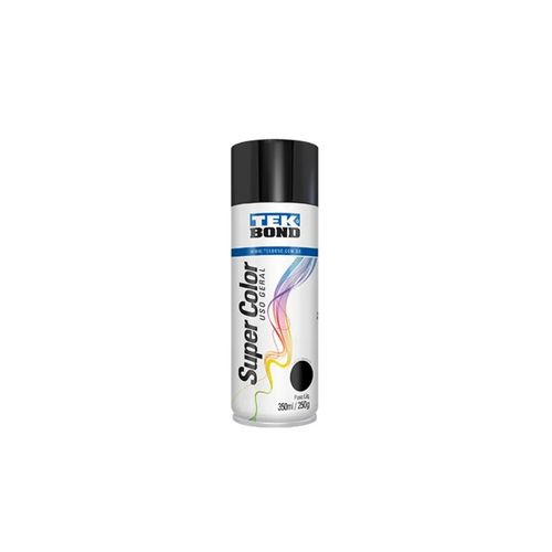 Tinta Spray Preto Fosco 350ml - Tekbond