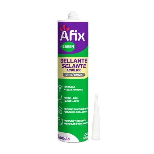 Silicone Multiflex Selante Cinza Base Dagua 430gr Afix