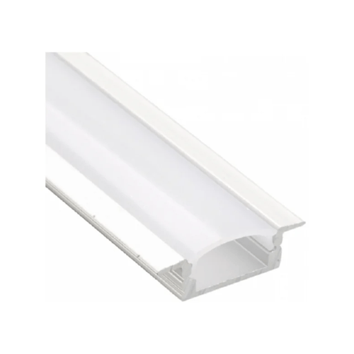 Perfil Slim Embutir Branco 3mt