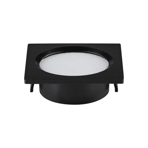 Spot Woddy Slim 2w 3000k Quadrado Preto 80 Lumens P20 Bivolt