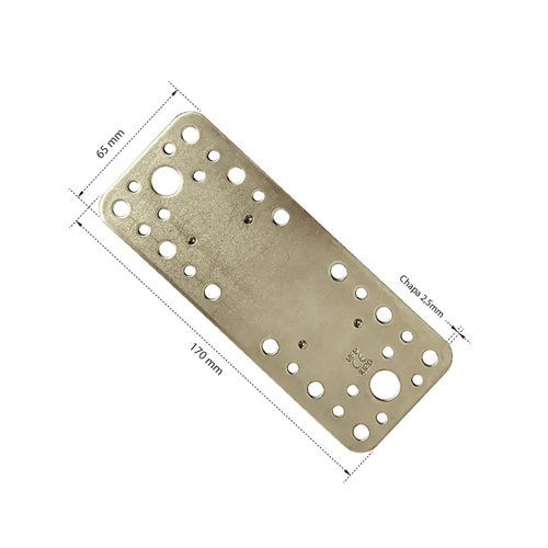 Placa Pesada De Junção 65x170x2,5mm