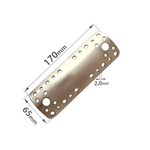 Placa de juncao moldada p eucalipto 65x170x2mm